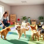 Dog day care for dogs who are not potty trained